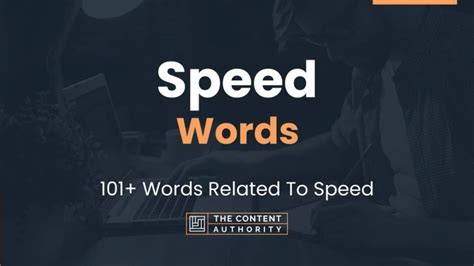 words associated with speed.